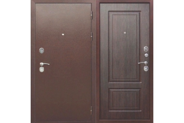 Дверь входная ФЕРРОНИ «ТРОЯ 10 СМ» Медь Венге