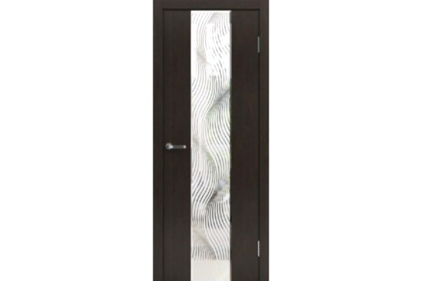 Дверь в стиле модерн «БЛАНКО» с зеркалом