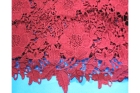 Гипюровая ткань (бордовый цвет)