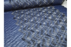 Курточная ткань (синего цвета с рисунком)