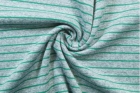 Ткань трикотаж вискозный (на сером фоне тонкая зеленая полоска)