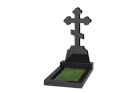 Крест на кладбище гранитный 