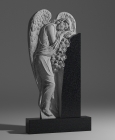 Гранитный памятник «Ангел на стоя»