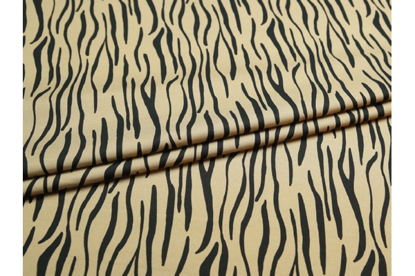 Ткань джинса (с принтом зебра)