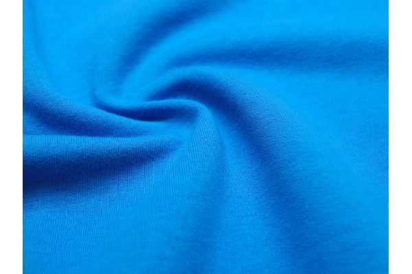 Ткань футер (голубой цвет)