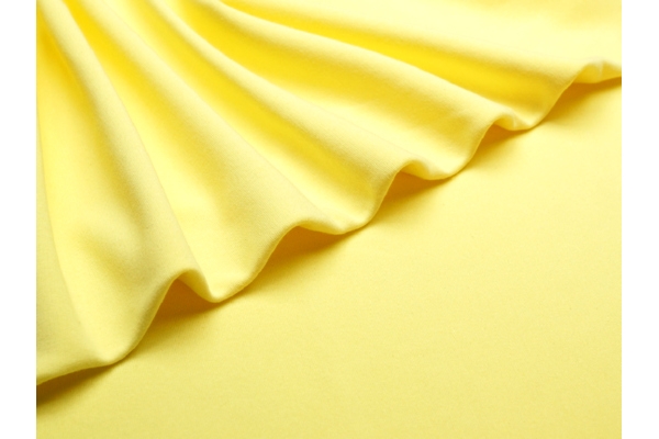 Ткань футер 3-х нитка (светло-желтый цвет)