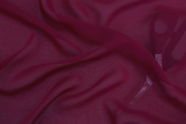 Ткань шифон (бордовый цвет)